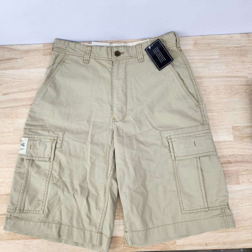 Polo Jeans Company Barracks Cargo Shorts Mens 30 Ralph Lauren Tan Military Y2K